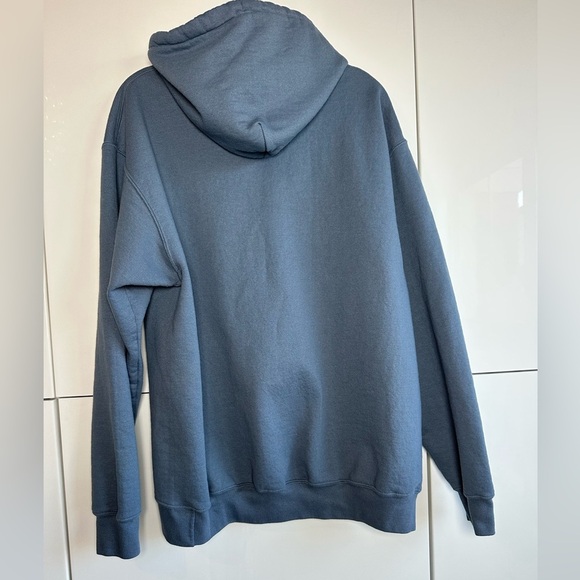 Starbucks Sweatshirt Hoodie Gray Blue Size Large Employee Exclusive - Picture 4 of 6
